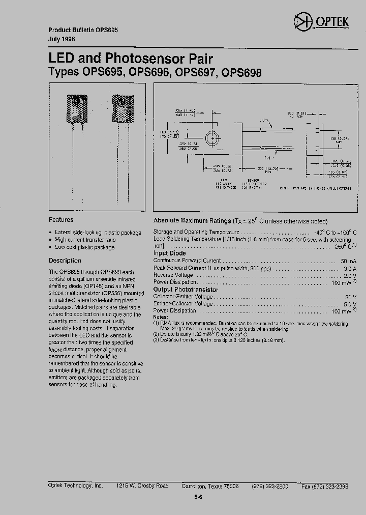 OPS695_866833.PDF Datasheet