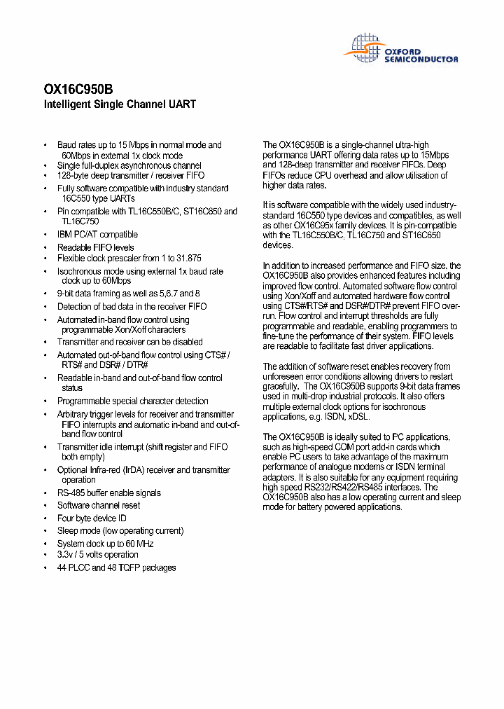 OX16C950B_1103576.PDF Datasheet