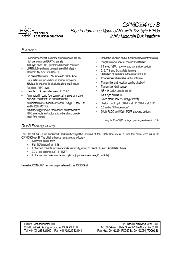 OX16C954_1103577.PDF Datasheet