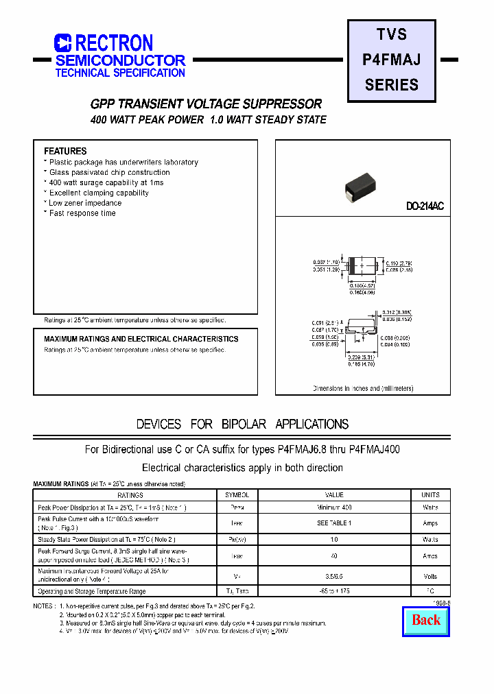 P4FMAJ91A_1292949.PDF Datasheet