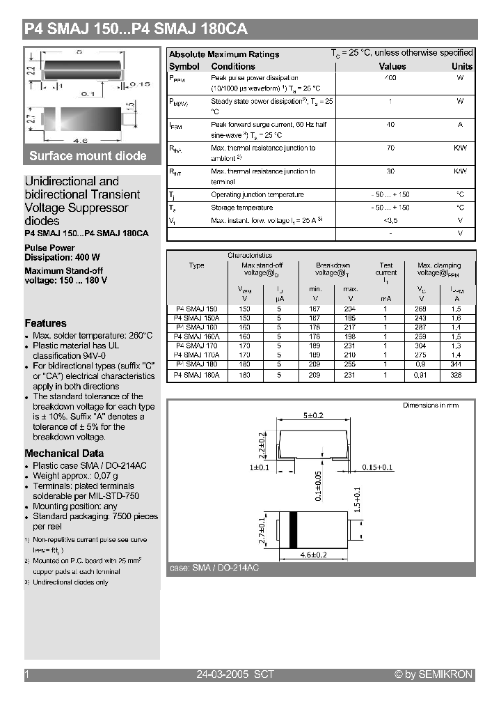 P4SMAJ180A_1292974.PDF Datasheet