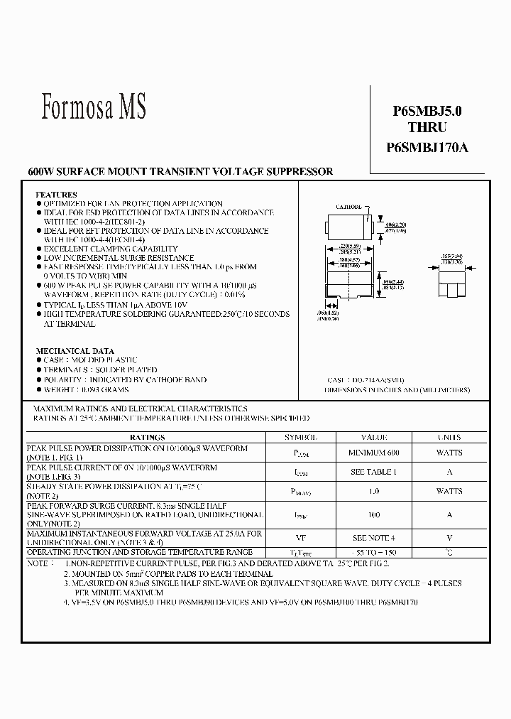 P6SMBJ36_1127402.PDF Datasheet