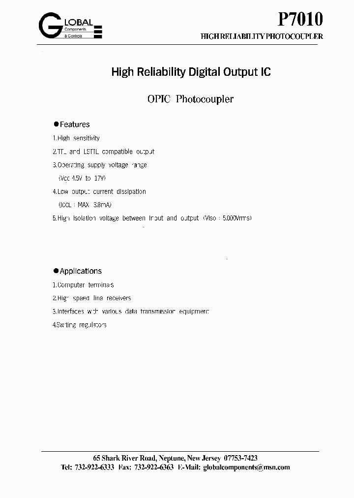 P7010_1293178.PDF Datasheet