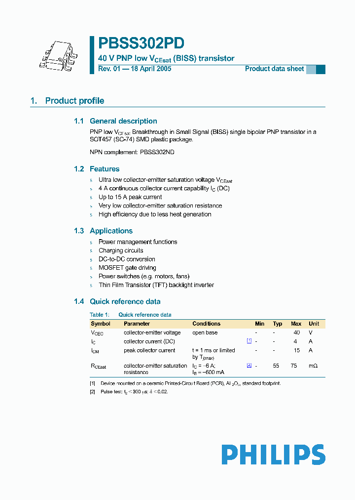 PBSS302PD_1293744.PDF Datasheet