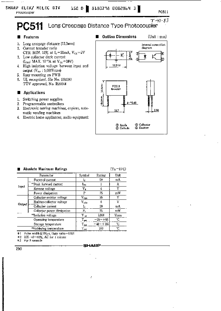 PC511_1294003.PDF Datasheet