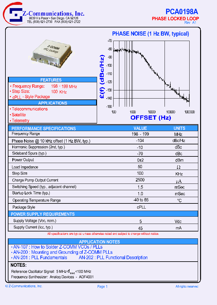 PCA0198A_1294124.PDF Datasheet