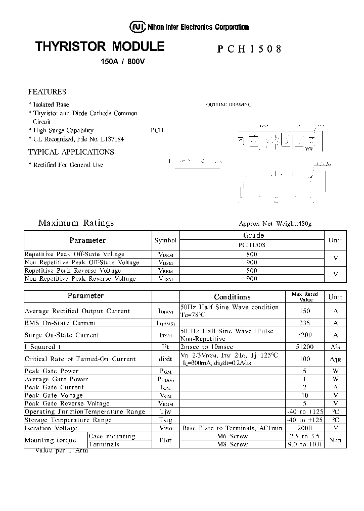 PCH1508_1131001.PDF Datasheet