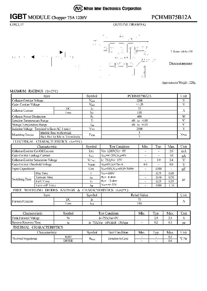 PCHMB75B12A_1294367.PDF Datasheet