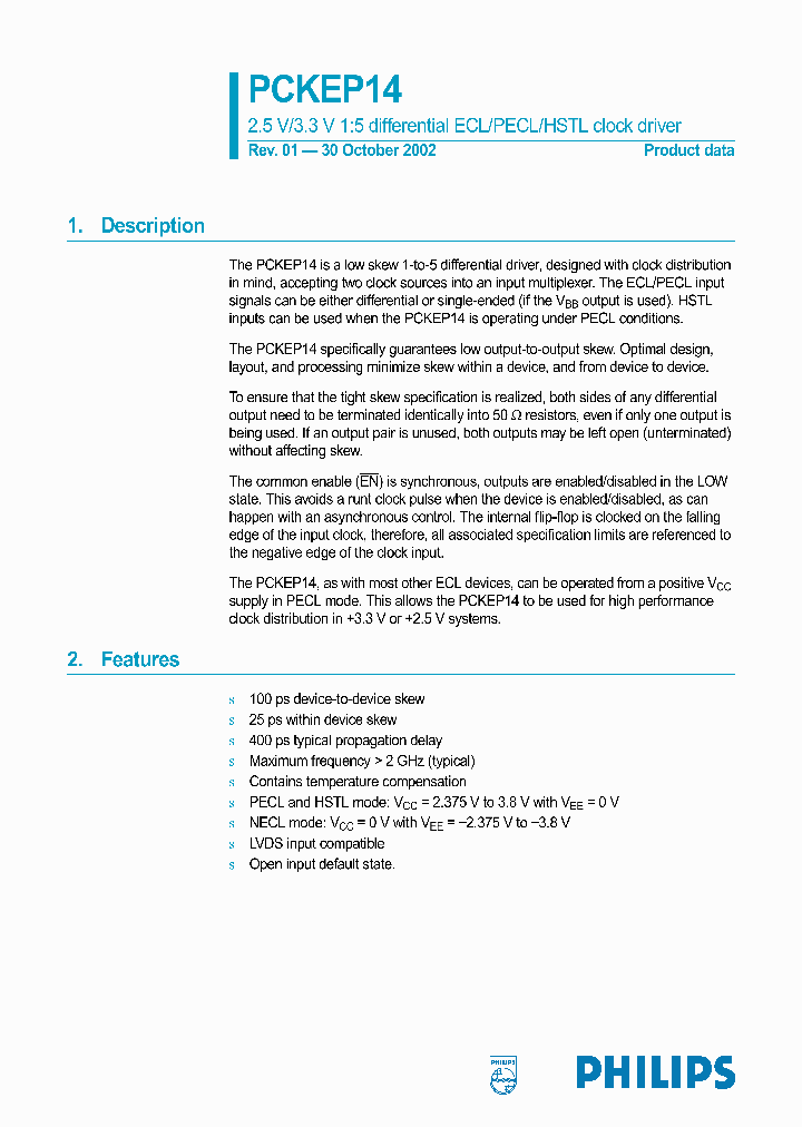 PCKEP14PW_1294436.PDF Datasheet