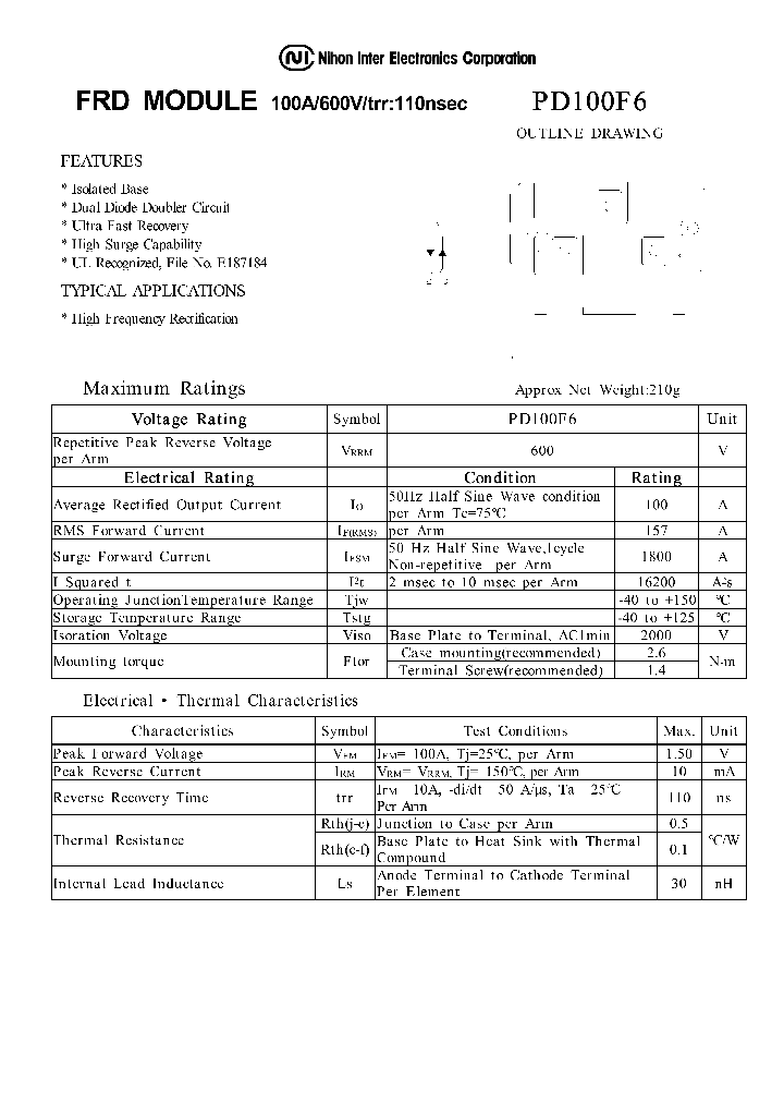 PD100F6_1294560.PDF Datasheet