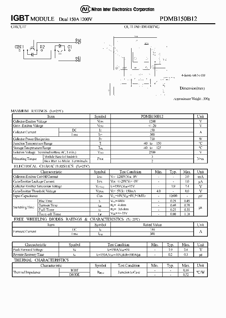PDMB150B12_1041687.PDF Datasheet