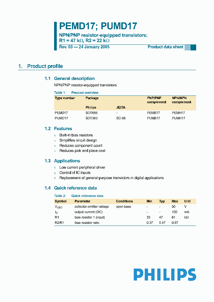 PUMD17_674361.PDF Datasheet