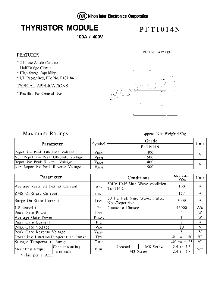 PFT1014N_1295188.PDF Datasheet