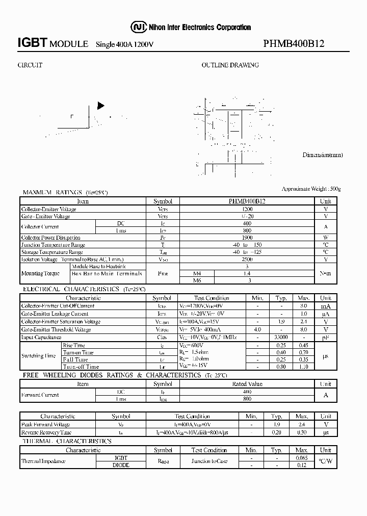PHMB400B12_1041684.PDF Datasheet