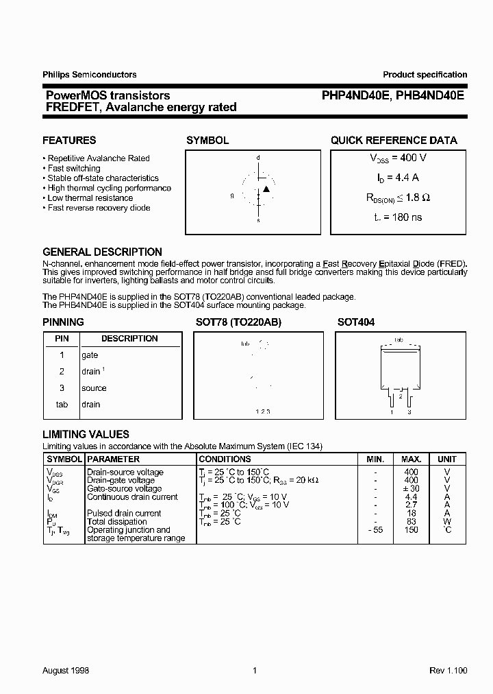 PHP4ND40E_1295598.PDF Datasheet