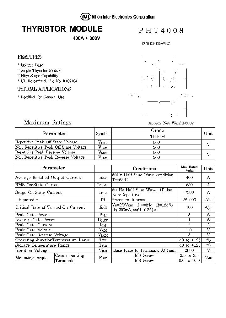 PHT4008_1295649.PDF Datasheet