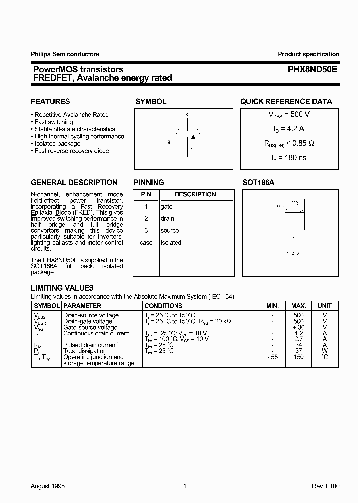PHX8ND50E_1295699.PDF Datasheet