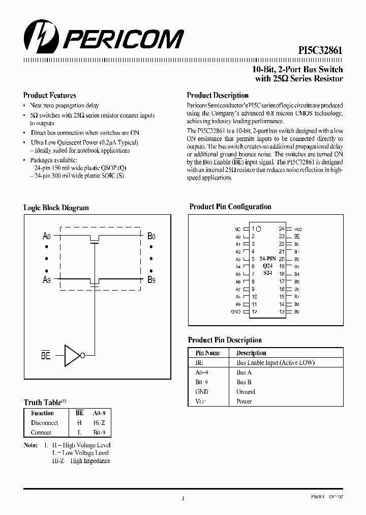 PI5C32861_1295863.PDF Datasheet