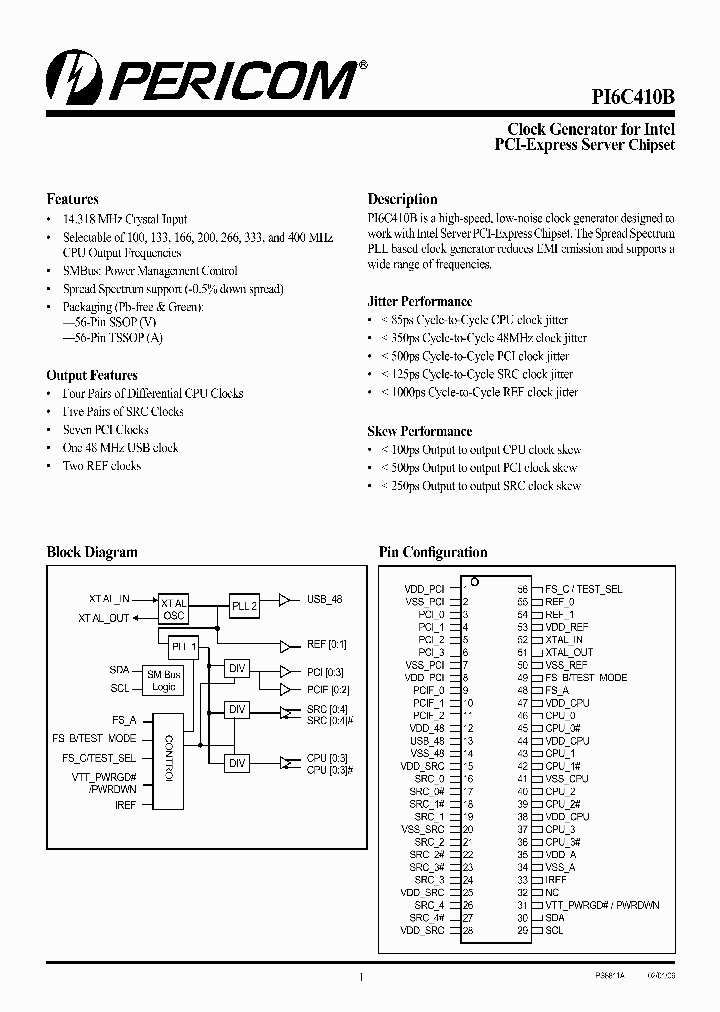 PI6C410B_1122338.PDF Datasheet