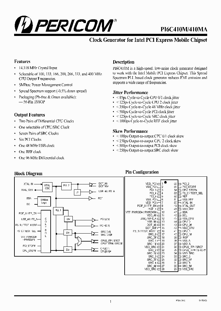 PI6C410M_1122341.PDF Datasheet