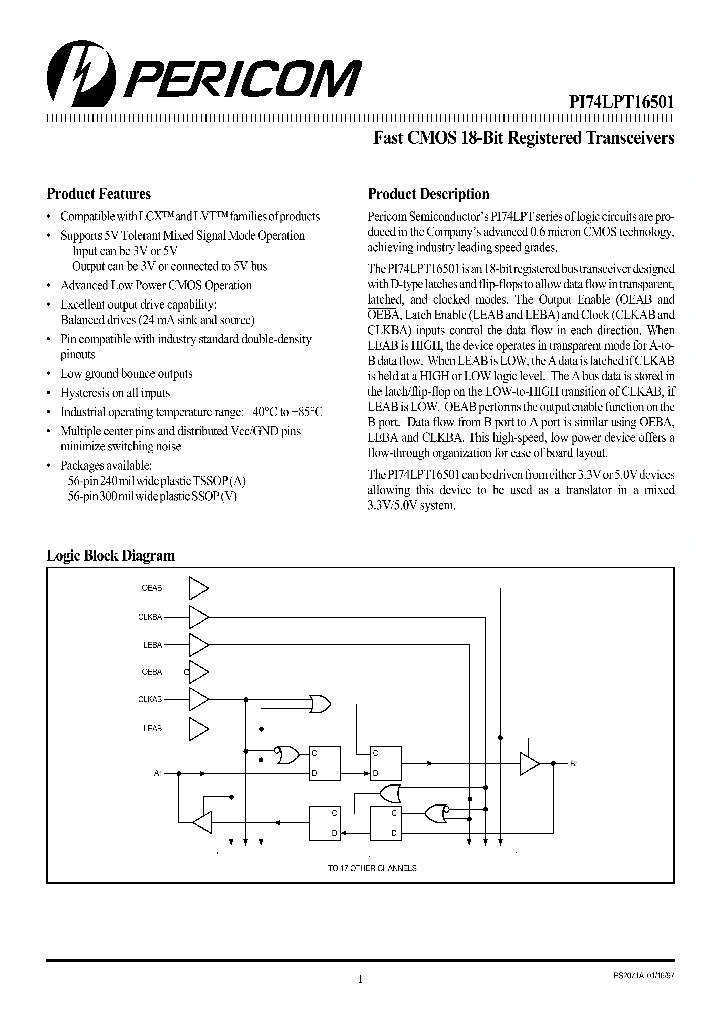 PI74LPT16501_1296009.PDF Datasheet
