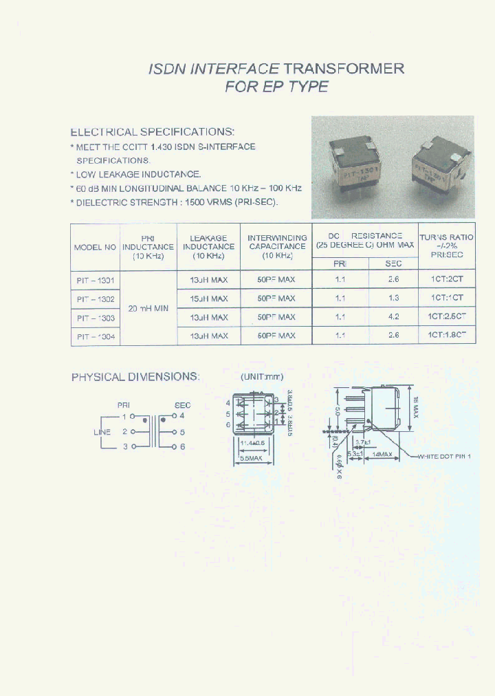 PIT-1304_1296277.PDF Datasheet