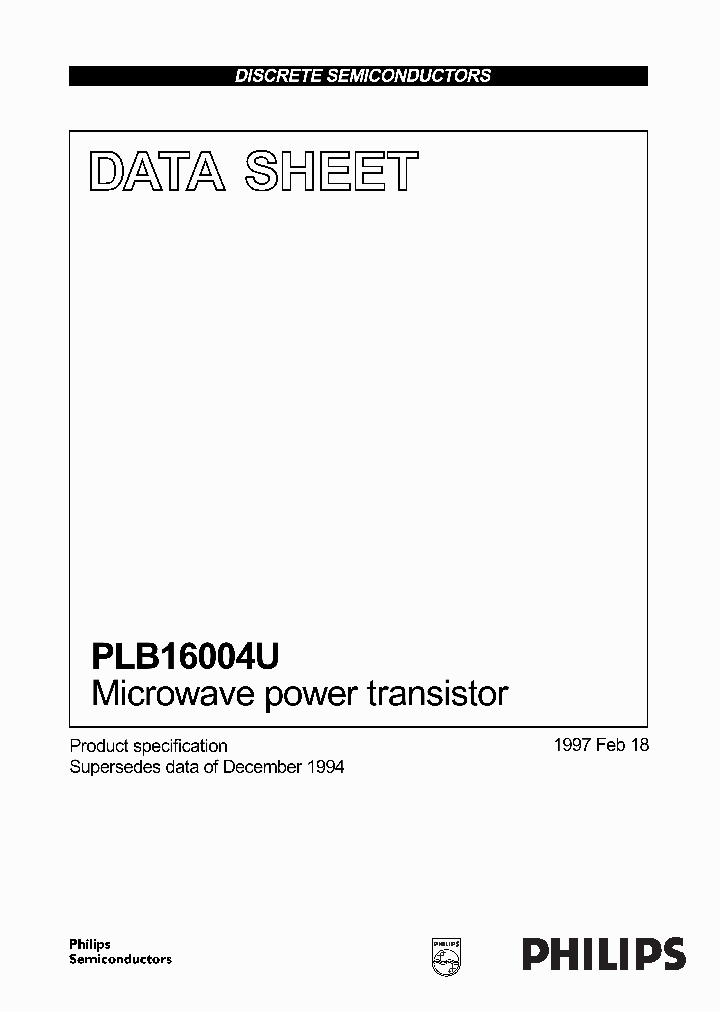 PLB16004U_1296466.PDF Datasheet