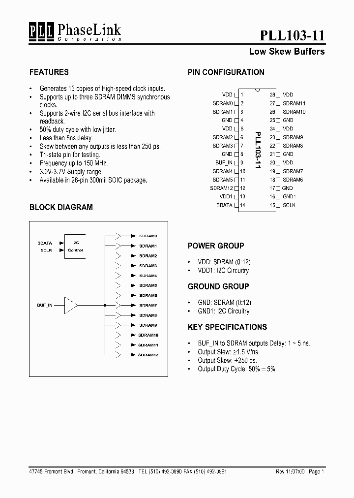 PLL103-11SC_1079404.PDF Datasheet