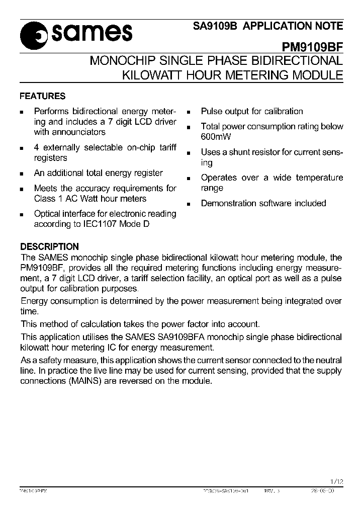PM9109BFA_1182645.PDF Datasheet