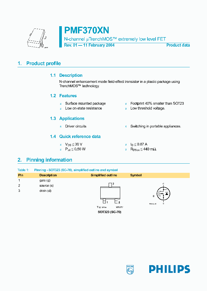 PMF370XN_1296991.PDF Datasheet
