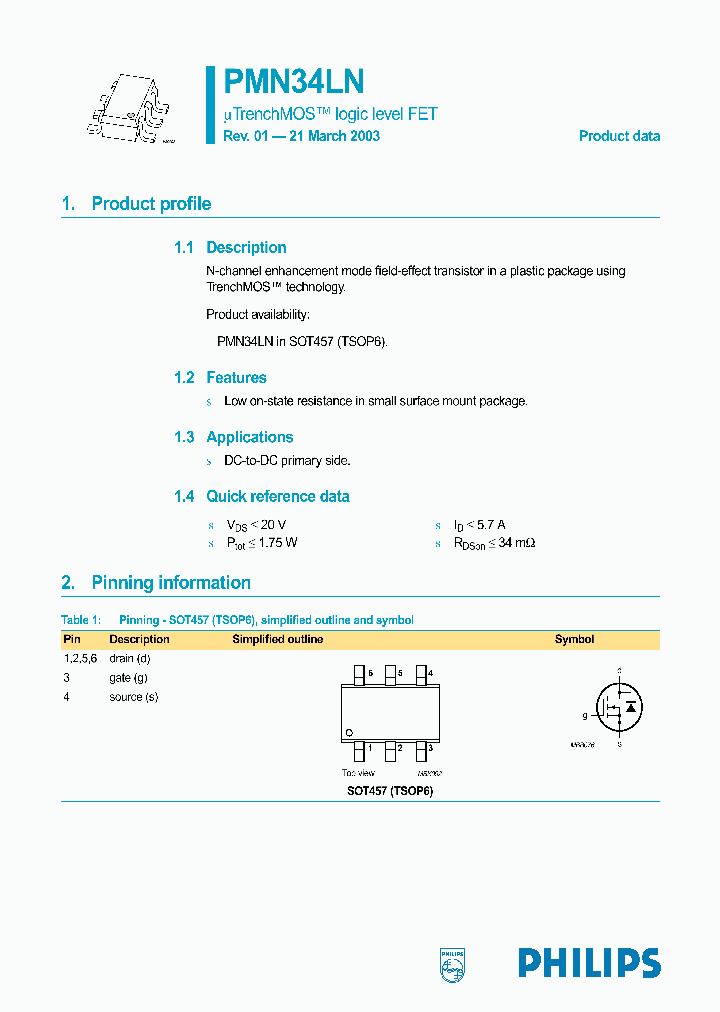 PMN34LN_1297017.PDF Datasheet
