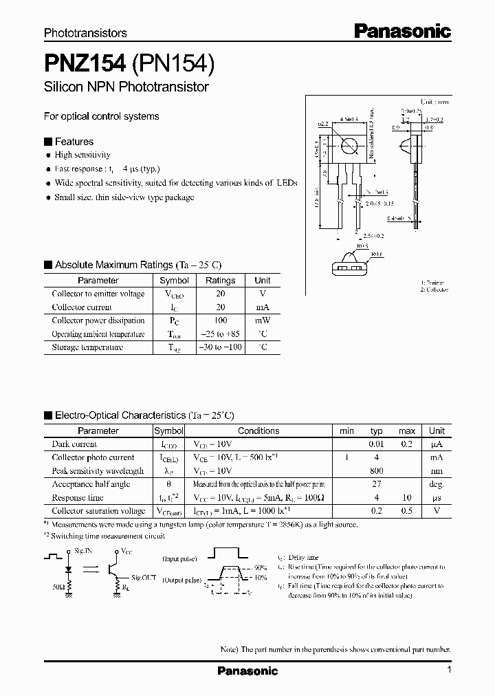 PNZ154_1297201.PDF Datasheet