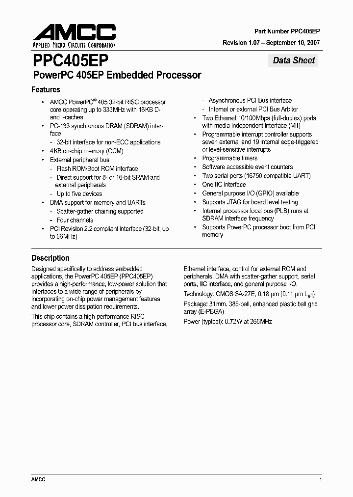 PPC405EP_1119922.PDF Datasheet