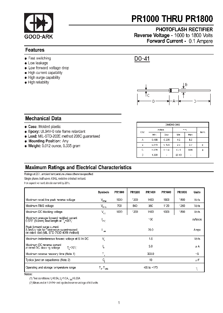 PR1400_1129162.PDF Datasheet