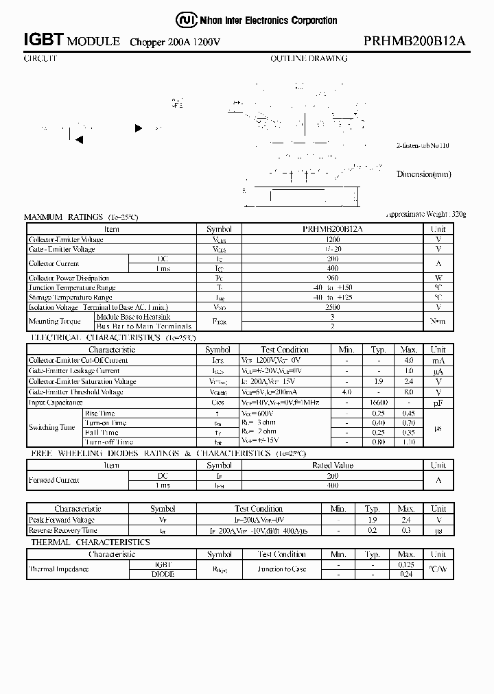 PRHMB200B12A_1297449.PDF Datasheet