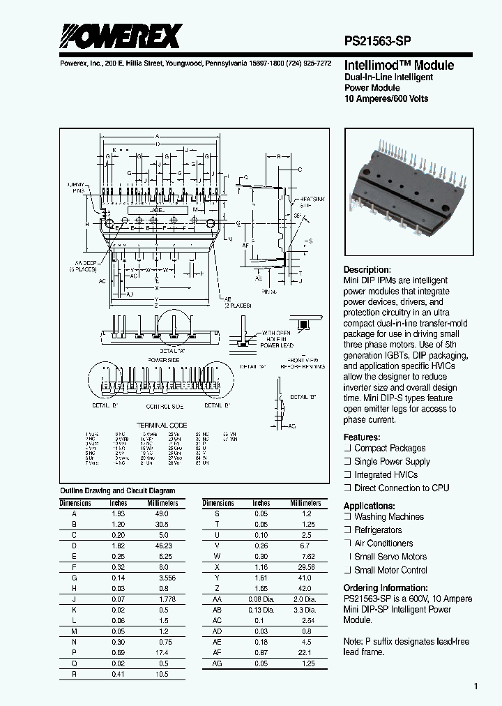 PS21563-SP_1297549.PDF Datasheet