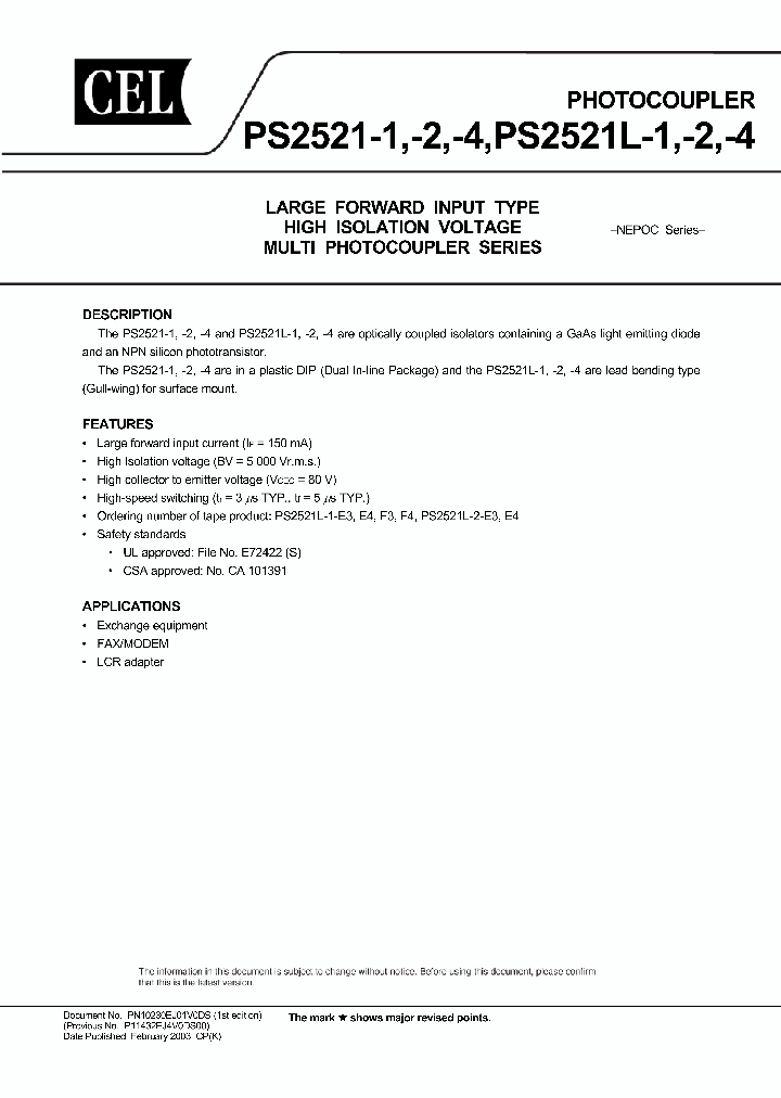 PS2521L-1-E3_1160662.PDF Datasheet