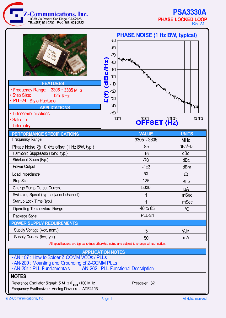 PSA3330A_1297775.PDF Datasheet