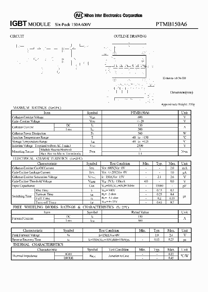 PTMB150A6_1298348.PDF Datasheet