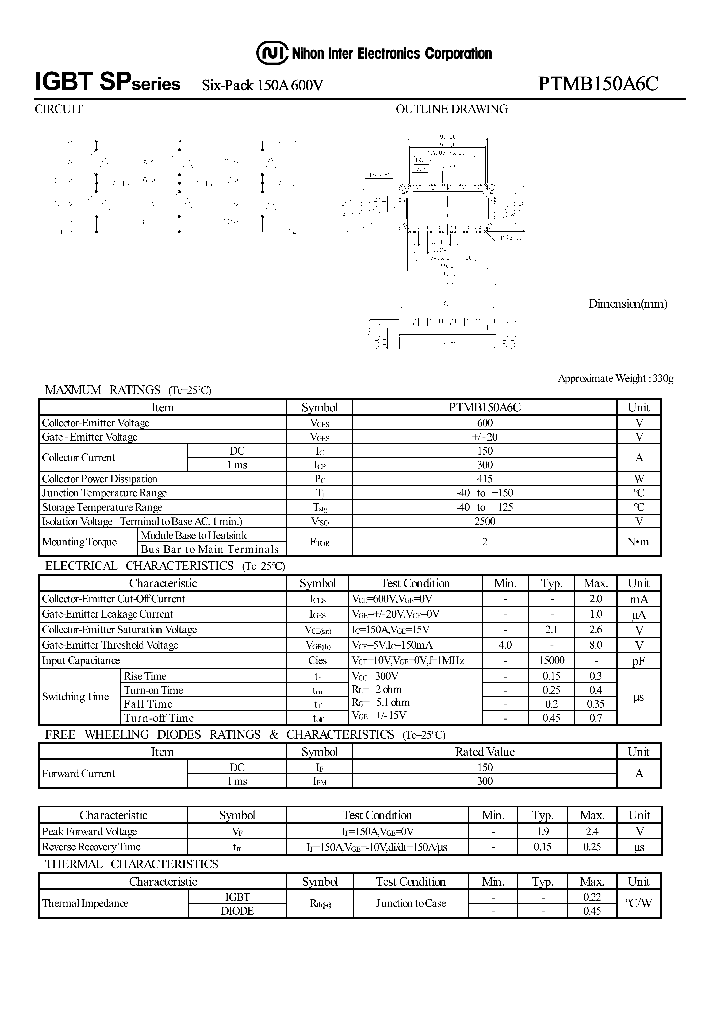 PTMB150A6C_1298349.PDF Datasheet