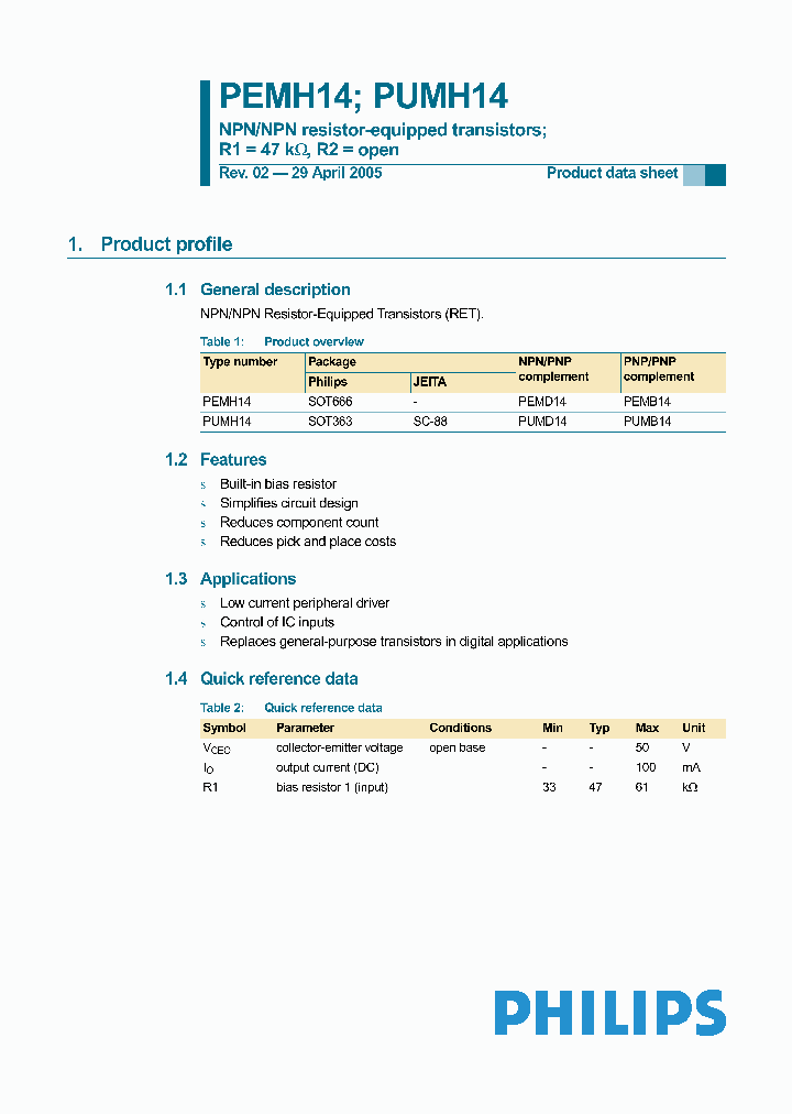 PEMH14_1182950.PDF Datasheet