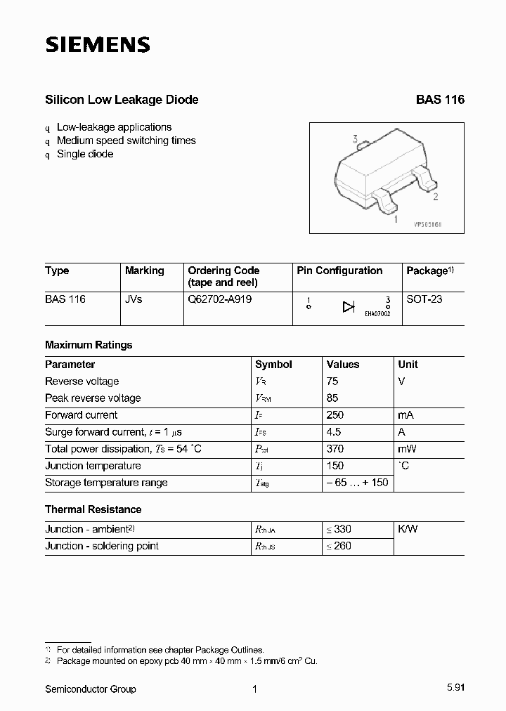 BAS116_830995.PDF Datasheet
