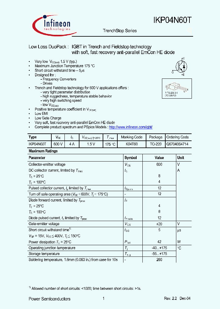 Q67040S4714_1095242.PDF Datasheet