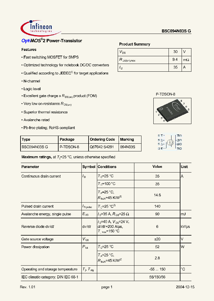Q67042S4291_1299559.PDF Datasheet