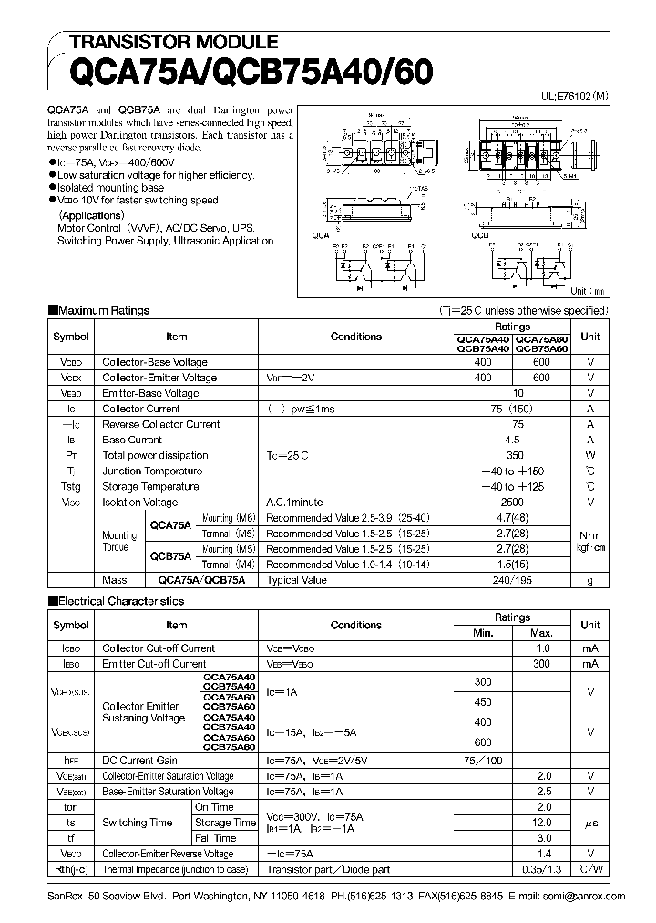 QCA75A60_1043426.PDF Datasheet
