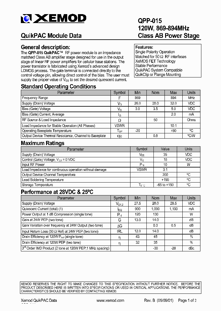 QPP-015_1299998.PDF Datasheet