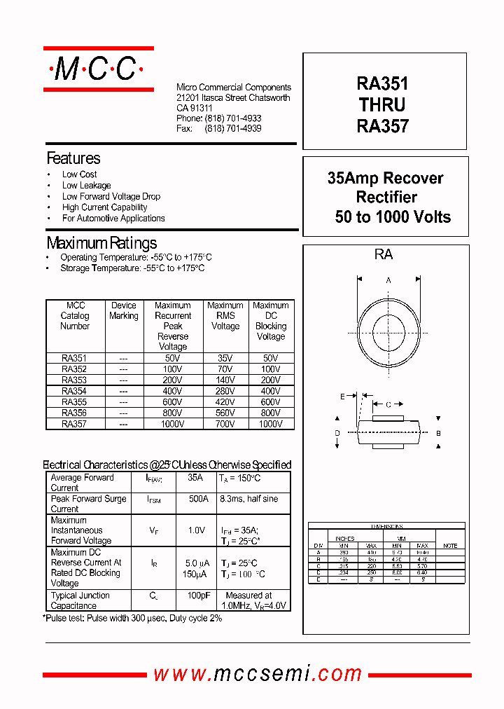 RA351_1183739.PDF Datasheet