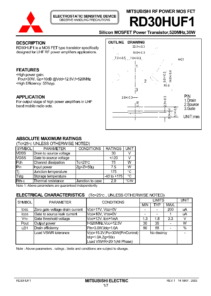 RD30HUF1_1300970.PDF Datasheet
