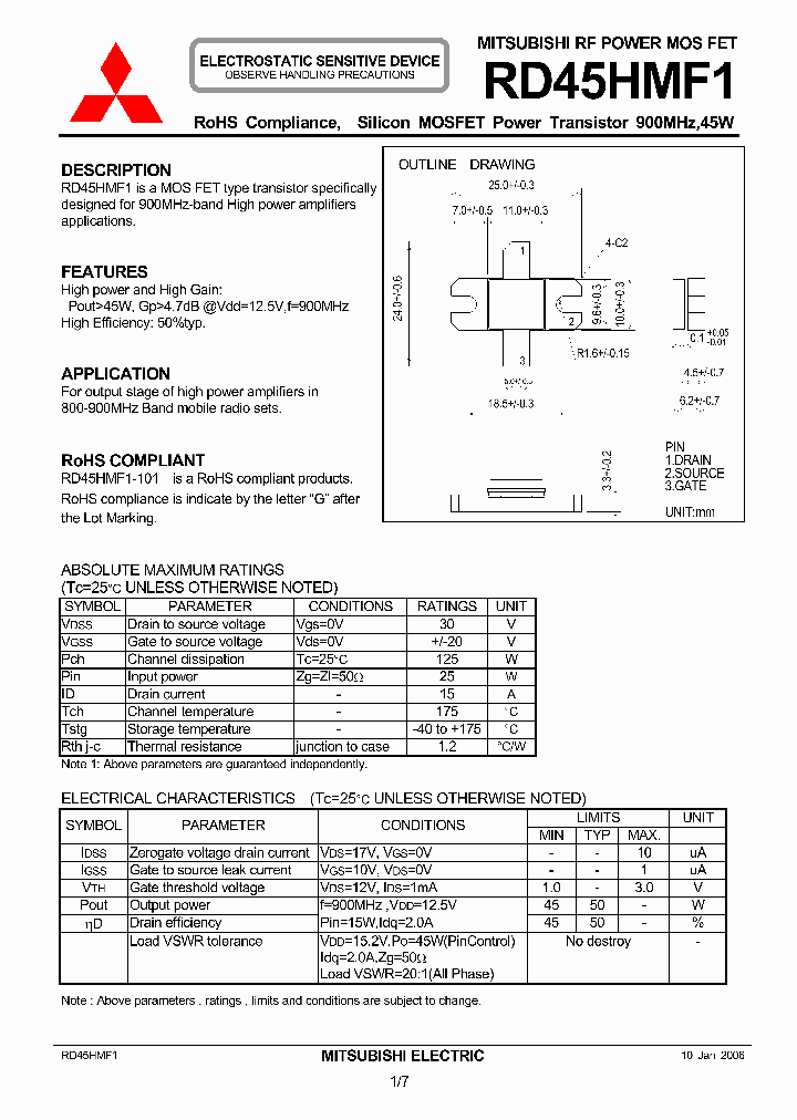 RD45HMF106_1300979.PDF Datasheet