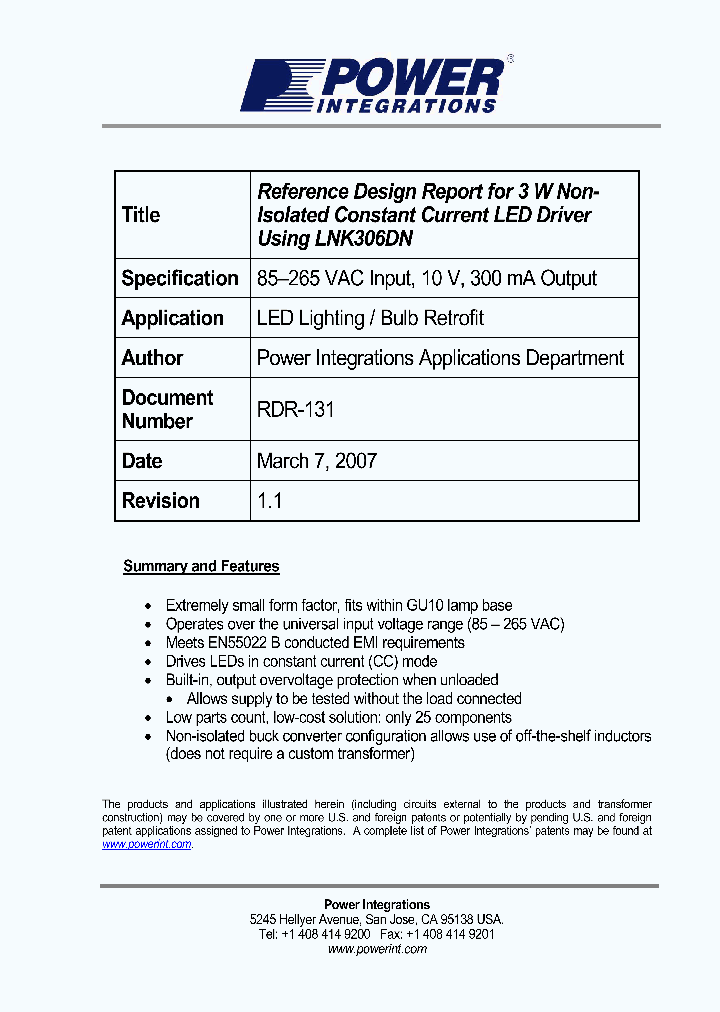 RDR-131_1301024.PDF Datasheet
